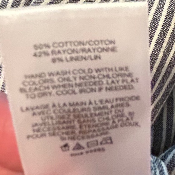 Striped Cropped Jumpsuit with Puff Sleeves - Picture 6 of 12